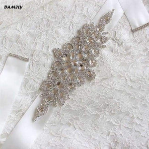 Planet Gates Off White Luxury Women Wedding Belts High Quality Rhinestone Belt Bridal Sash Wedding Party Bride Bridesmaid Dress Belt Ribbon Sashes