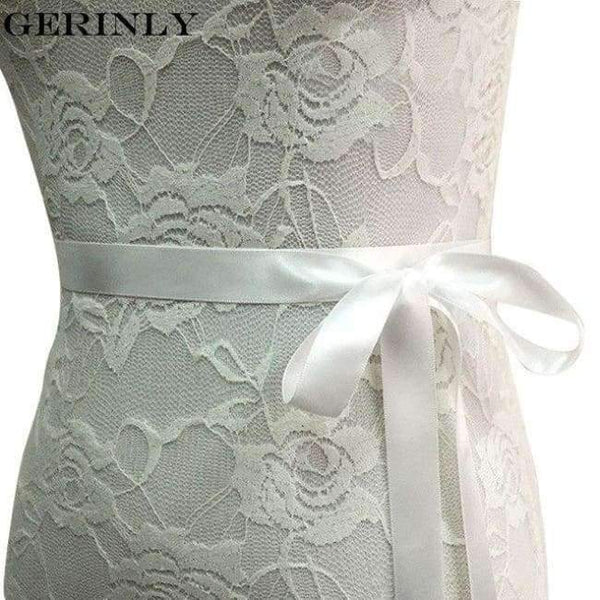 Planet Gates Off White Women Bridal Belts 7 Color High Quality Rhinestone Ribbon Cummerbunds Bride Bridesmaid Waist Belt Wedding Dress Bead Flower Sash