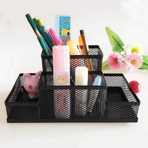 Planet Gates Office Organizer Metal Cosmetic Pencil Pen Holders Stationery Container Office Supplies Desk Accessories Pen Stand
