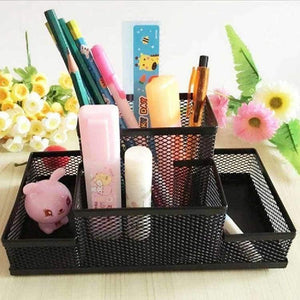 Planet Gates Office Organizer Metal Cosmetic Pencil Pen Holders Stationery Container Office Supplies Desk Accessories Pen Stand