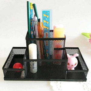 Planet Gates Office Organizer Metal Cosmetic Pencil Pen Holders Stationery Container Office Supplies Desk Accessories Pen Stand