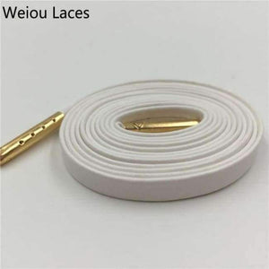 Planet Gates Official Weiou Luxury Flat Genuine Customized Sneakers Leather Shoe Laces Premium Goatskin SMOOTH Shoelaces CLEAN Shoestring