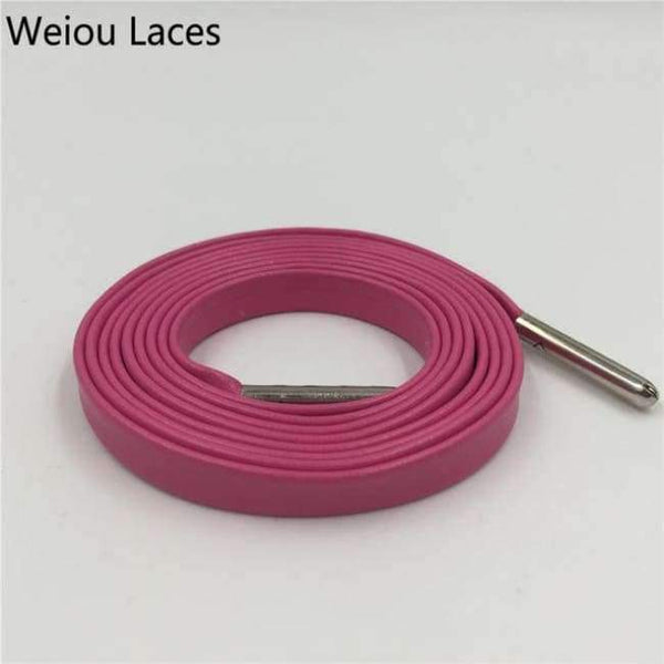 Planet Gates Official Weiou Luxury Flat Genuine Customized Sneakers Leather Shoe Laces Premium Goatskin SMOOTH Shoelaces CLEAN Shoestring