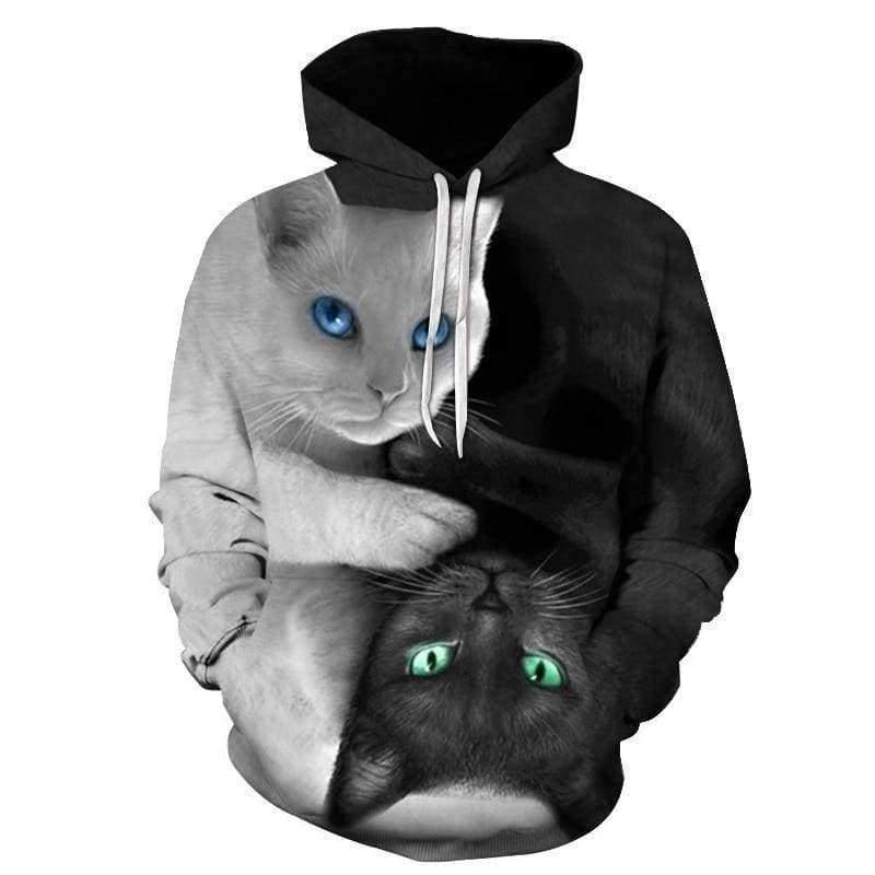 Planet Gates OHO-23 / XXXL Cute  Cat 3D Hoodies Galaxy Cats Prints Hooded Sweatshirt Cool Wolf/Lions/Tiger Hoodie Pullovers Drop Ship