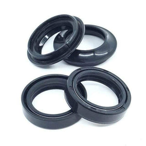 Planet Gates Oil and Dust Seals Honda PC800 Pacific Coast 1995-1998 VTR1000F Superhawk 1998-2005 CB1100SA 2014-2015 Front Fork Oil Seals Dust Wiper Kit Set