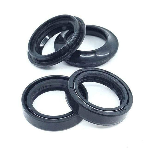Planet Gates Oil and Dust Seals Honda PC800 Pacific Coast 1995-1998 VTR1000F Superhawk 1998-2005 CB1100SA 2014-2015 Front Fork Oil Seals Dust Wiper Kit Set