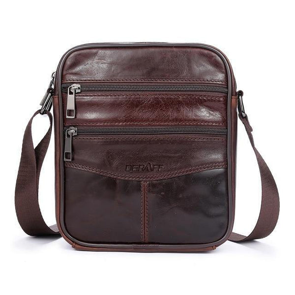 Planet Gates Oil coffee A Messenger bag men shoulder bag genuine leather men bag male crossbody bags for men handbag flap vintage designer