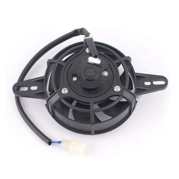 Planet Gates Oil Cooler Engine Radiator Electric Cooling Fan Fit for 150cc 200cc 250cc Chinese ATV Quad Go Kart Motorcycle