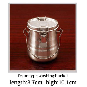 Planet Gates Oil Painting Brush Washing Bucket Wash Pen Barrel Cup Wash Brush Pot Stainless Steel Oil Paint Brush Washer Art Supplies