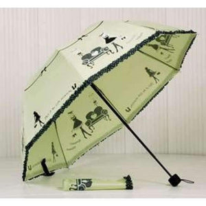 Planet Gates Old Light green Beautiful Girl Pattern Umbrella Rain Women Fashion Arched Princess Umbrellas Female Parasol Creative Gift US041