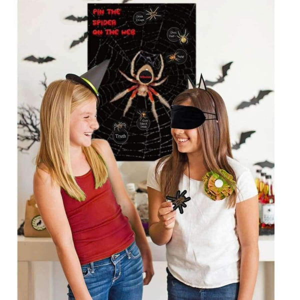 Planet Gates Olive Halloween Funny Games Festival Party Supplies Hanging Pumpkin Ghost Toss Game Educational Games Gift for Kids