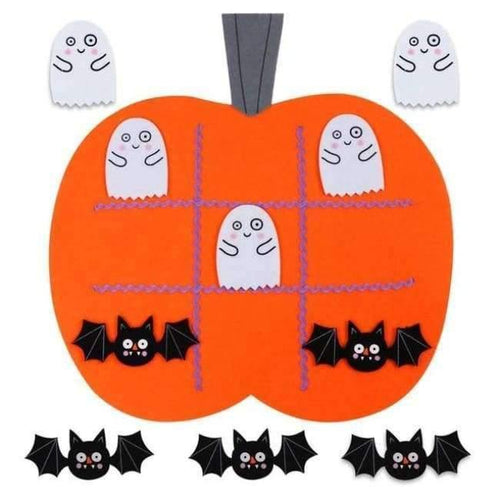 Planet Gates Olive Halloween Funny Games Festival Party Supplies Hanging Pumpkin Ghost Toss Game Educational Games Gift for Kids
