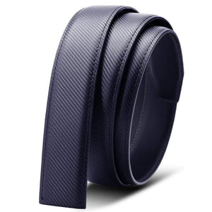 Fashion Automatic Buckle Multi-color Genuine Leather Belt Men's  Black Belts Cow Leather Belts For Men 3.5cm Width