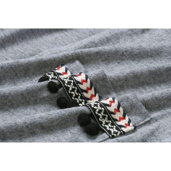 Planet Gates ON100028-Gray / L Women Long Cardigan Knitted Open Stitch Pockets Sweaters and Cardigans White Gray Sweater Female Coat 2018 Autumn