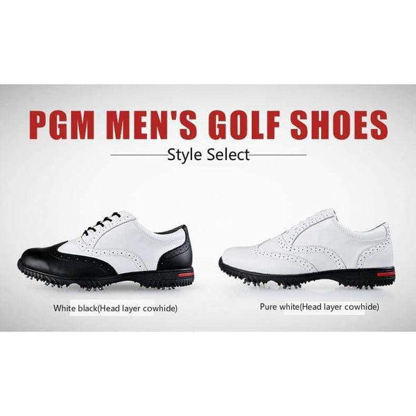 Planet Gates one / 7.5 PGM golf Sneakers Summer Breathable Waterproof Sport shoes for men Non-slip Activity Spikes shoe Plus size