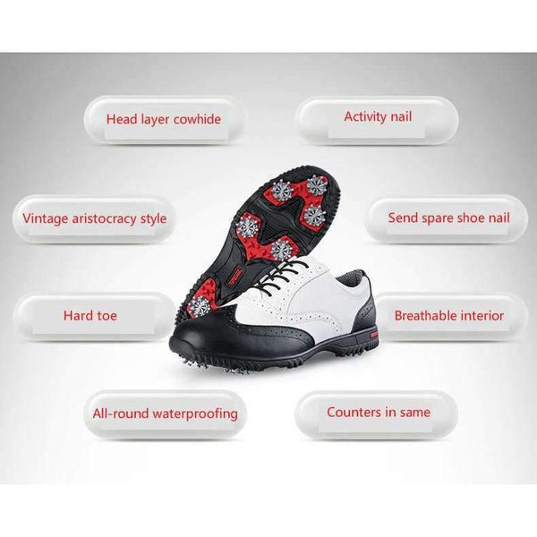 Planet Gates one / 7.5 PGM golf Sneakers Summer Breathable Waterproof Sport shoes for men Non-slip Activity Spikes shoe Plus size