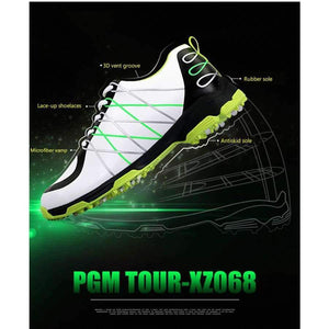 Planet Gates one / 7 PGM golf Microfiber Leather Summer Breathable Waterproof Patent men sport shoes Ultralight Anti-skid Sneakers Plus size