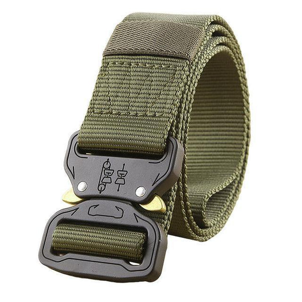 Planet Gates One Belt 1 / 110cm Tactical Belt Army Survival Nylon Belt Men SWAT Heavy Duty Molle Equipment Carrying Metal Buckle