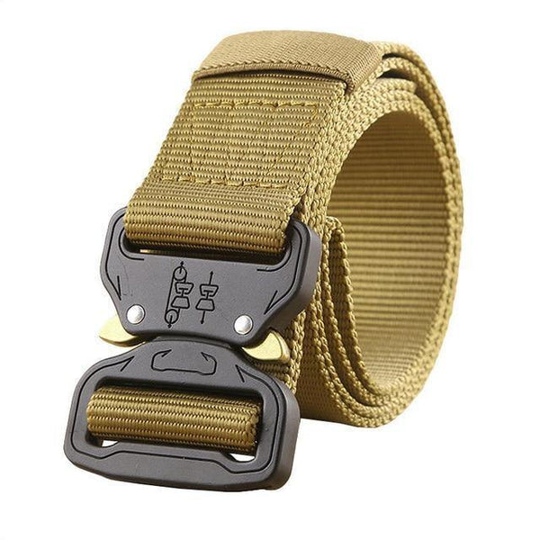 Planet Gates One Belt 2 / 110cm Tactical Belt Army Survival Nylon Belt Men SWAT Heavy Duty Molle Equipment Carrying Metal Buckle