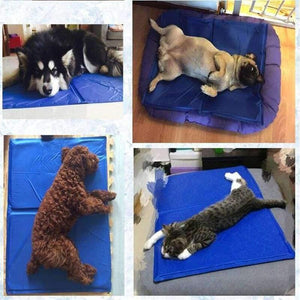 Planet Gates one color / 20x30CM Cooling Mat Pet Ice Pad Teddy Mattress Mat Small Large Cat Cushion Summer Keep Cool Bed Gel Pet Cooling Mat For Dogs XL XXL