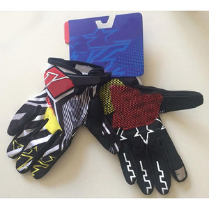 Planet Gates One Pair Cycling Gloves 3D Print MTB Bike Bicycle Sports Shockproof Full Finger Hiking Mesh Cycling Gloves