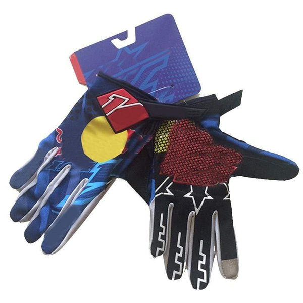 Planet Gates One Pair Cycling Gloves 3D Print MTB Bike Bicycle Sports Shockproof Full Finger Hiking Mesh Cycling Gloves