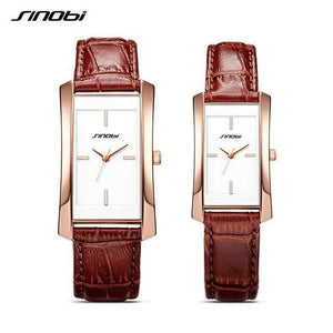 Planet Gates One pair of watches / China Lovers Watch Mens Women Quartz Watches SINOBI Luxury brand relogio masculino couple Lovers watch gitts erkek kol saati AAA Gift