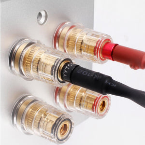Planet Gates One pair YYTCG HiFi audio speaker cable high quality Pure copper diy speaker wire with banana plug Y plug