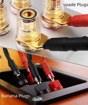 Planet Gates One pair YYTCG HiFi audio speaker cable high quality Pure copper diy speaker wire with banana plug Y plug