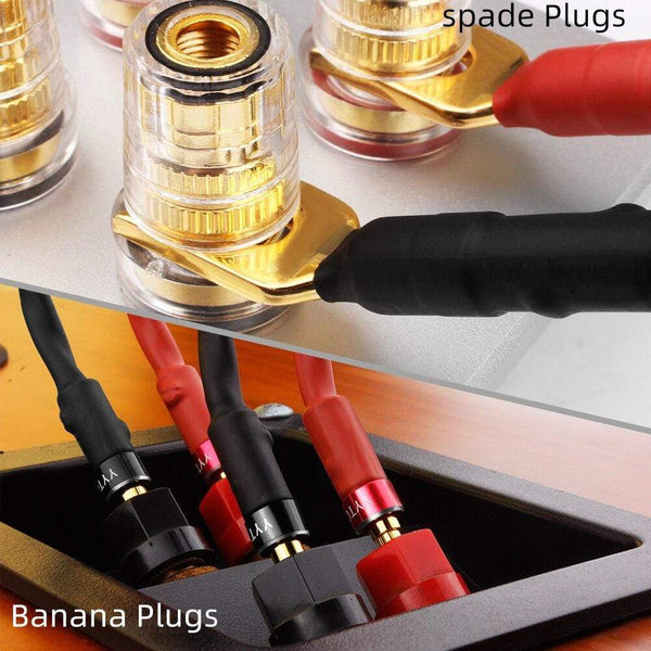 Planet Gates One pair YYTCG HiFi audio speaker cable high quality Pure copper diy speaker wire with banana plug Y plug