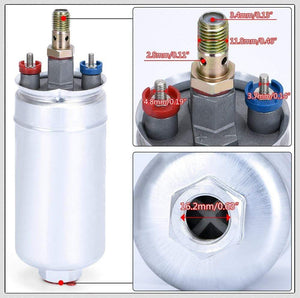 Planet Gates One piece Double hole fuel pump bracket with PQY logo + Two pieces 044 fuel pump OEM:0580 254 044 300LPH