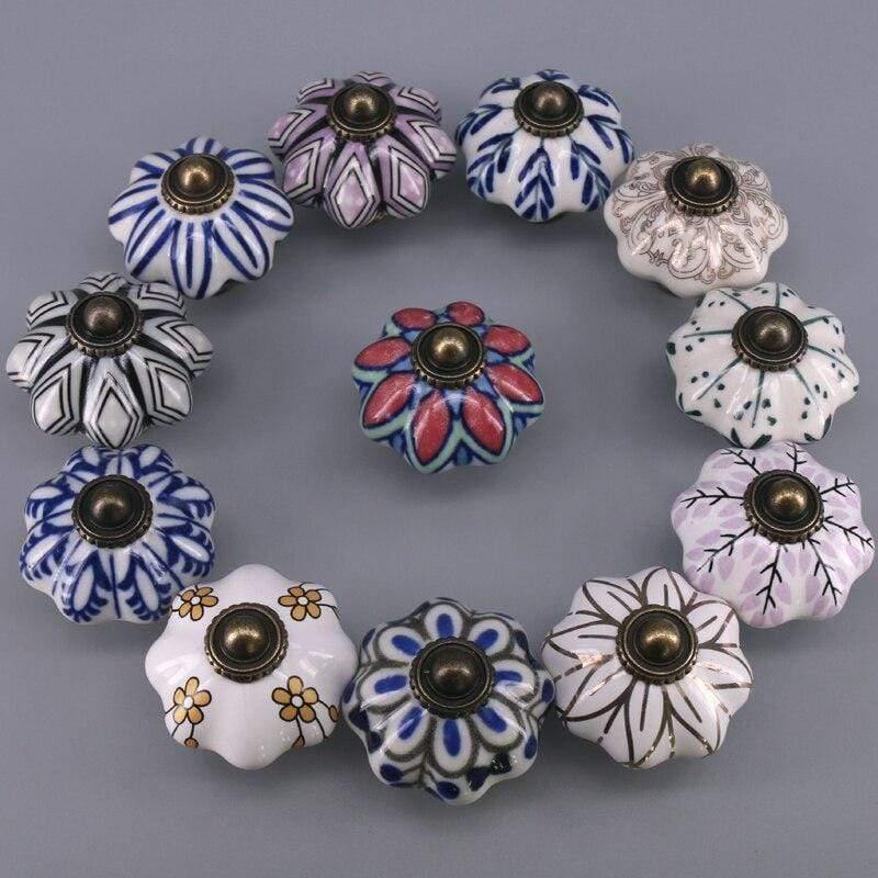 One Piece Small/Large Pumpkin cabinet knob door handles furniture Dresser drawer handle Pulls