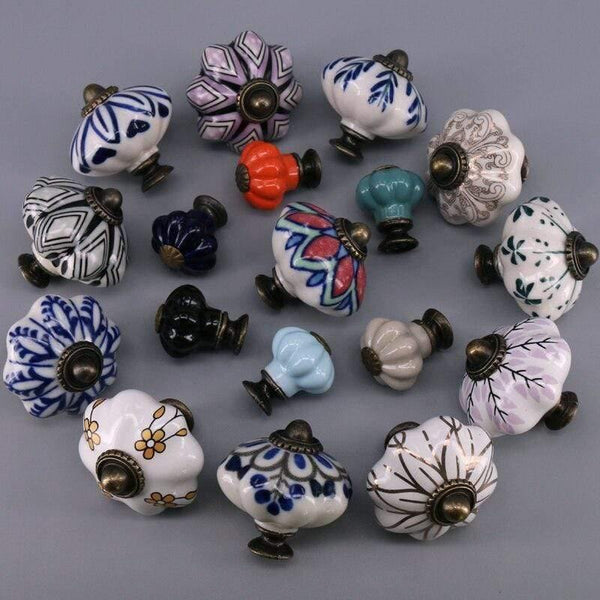 One Piece Small/Large Pumpkin cabinet knob door handles furniture Dresser drawer handle Pulls