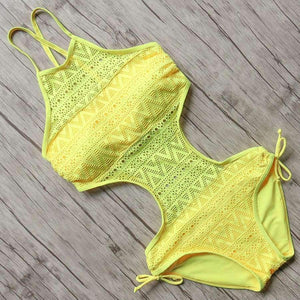 Planet Gates One pieces swimsuit women sexy swimwear female hollow monokini black bathing suit pad swimming suit solid bodysuit 2018