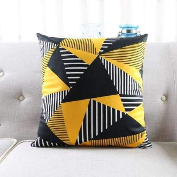 Planet Gates one side print / D 45x45cm Cushion Cover Geometric Cushion Yellow Decorative Pillows Black Velvet Cushions Cover Home Decor Pillow For Sofa