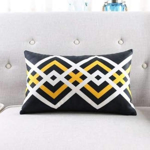 Planet Gates one side print / E 30x50cm Cushion Cover Geometric Cushion Yellow Decorative Pillows Black Velvet Cushions Cover Home Decor Pillow For Sofa