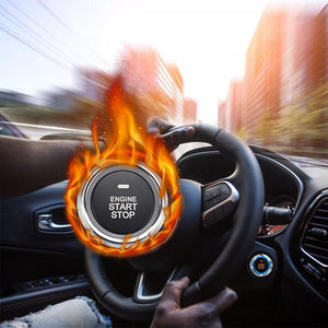 Planet Gates One Start Stop Button Start Engine Keyless Entry for Universal 12v Vehicle RFID Lock Auto Car Start System