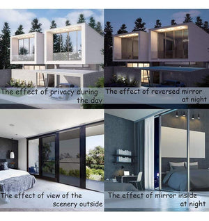 One Way Mirror Window Film Thermal insulation, UV protection, privacy protection Solar film