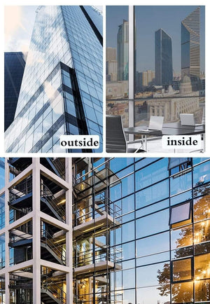 One Way Mirror Window Film Thermal insulation, UV protection, privacy protection Solar film