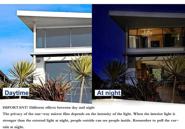 One Way Mirror Window Film Thermal insulation, UV protection, privacy protection Solar film