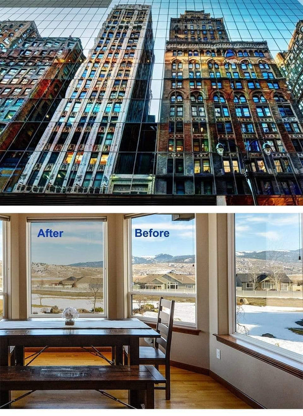 One Way Mirror Window Film Thermal insulation, UV protection, privacy protection Solar film