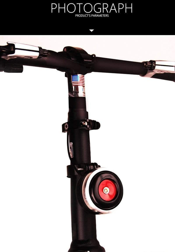 Planet Gates only bell USB Charging Bicycle Bell Electric Horn With Alarm Loud Sound Horn Ring BMX MTB Bike Handlebar Cycling Safety Anti-theft Alarm