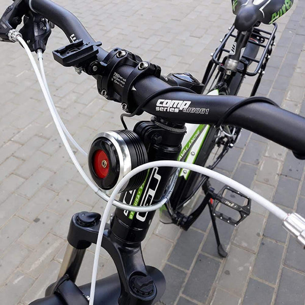 Planet Gates only bell USB Charging Bicycle Bell Electric Horn With Alarm Loud Sound Horn Ring BMX MTB Bike Handlebar Cycling Safety Anti-theft Alarm