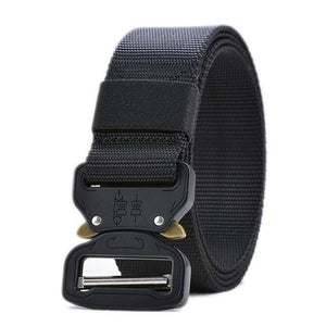 Planet Gates only belt / 125cm Military Nylon Belt Men Army Style Belt Automatic Metal Buckle Cinturon Quality SWAT Waist Strap Hunting