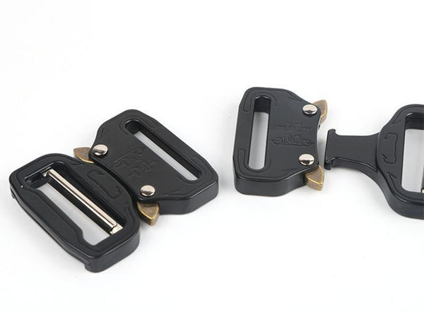 Military Nylon Belt Men Army Style Belt Automatic Metal Buckle Cinturon Quality SWAT Waist Strap Hunting - Planet Gates