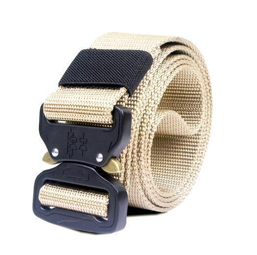 Planet Gates only belt 2 / 125cm Military Nylon Belt Men Army Style Belt Automatic Metal Buckle Cinturon Quality SWAT Waist Strap Hunting