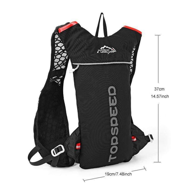 Planet Gates Only Black Backpack 5L waterproof cycling water Hydration nylon Backpack,Women Men MTB bicycle Sport climbing Backpack ,No Water Bag