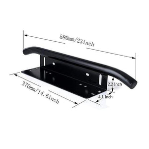 Planet Gates Only Bracket / China LED 20inch 126w 12V LED Light Bar License Plate Bracket Bull Bar IP67 Combo Beam Straight Car Offroad 4x4 for Jeep ATV
