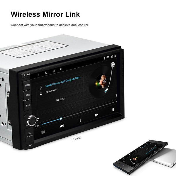 Planet Gates only car player / Quad Core Universal 2 Din Car Player Android 6.0 Car Radio Player MP3 Car Audio Player Video Multimedia GPS AM RDS FM Radio Bluetooth 2GB