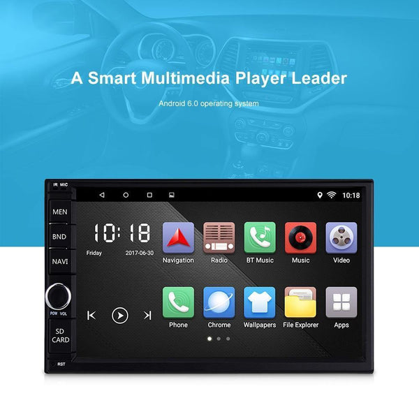 Planet Gates only car player / Quad Core Universal 2 Din Car Player Android 6.0 Car Radio Player MP3 Car Audio Player Video Multimedia GPS AM RDS FM Radio Bluetooth 2GB